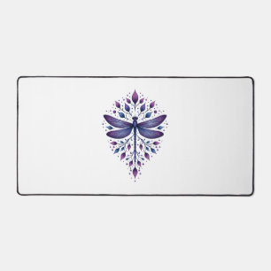 Meditation Fractal Geometry Spiritual Yoga Dragonf Desk Mat
