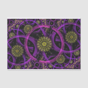 Meditation gold flower tissue paper