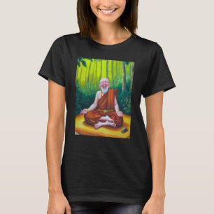 Meditation Guru Laughing Zen Buddha Meditation T-Shirt