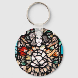 Meditation in colours. keychain