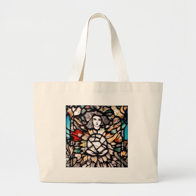 Meditation in colours. large tote bag (Front)