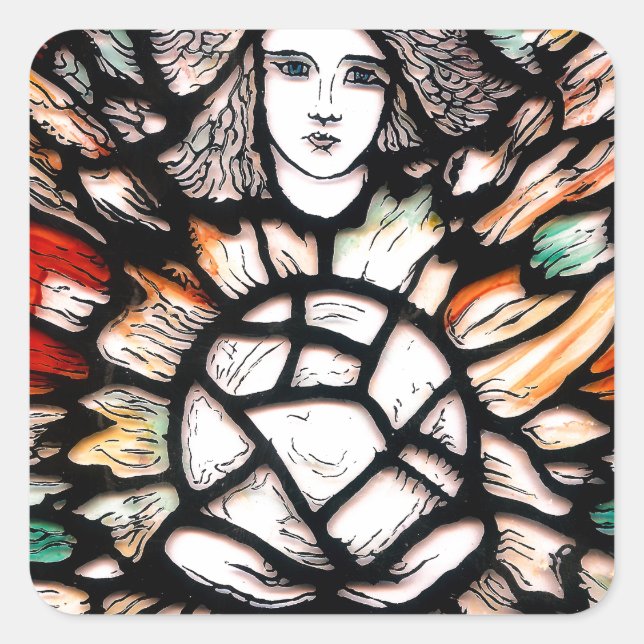 Meditation in Colours Square Sticker (Front)