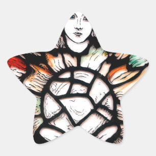 Meditation in Colours Star Sticker