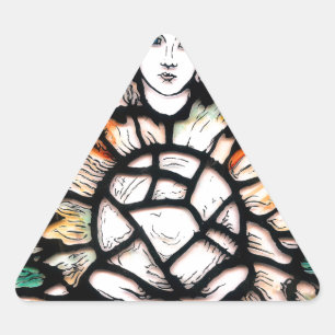 Meditation in Colours Triangle Sticker