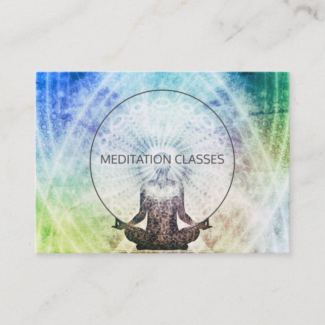 Meditation Instructor Business Card (Front)