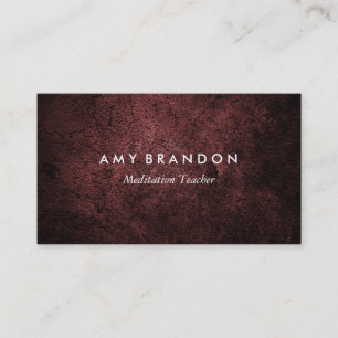 Meditation Instructor Business Card