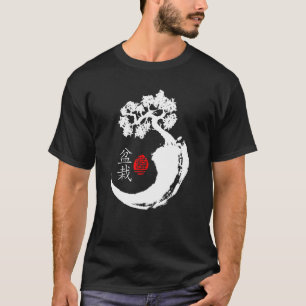 Meditation Japanese Bonsai Tee Yin Yang Buddhist Z