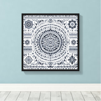 Meditation Mandala Canvas Print