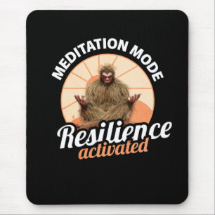 Meditation Mode Bigfoot Resilience Activated Mouse Pad