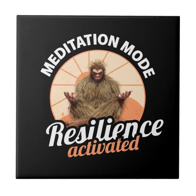 Meditation Mode Bigfoot Resilience Activated Tile (Front)