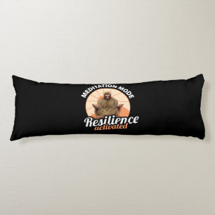 Meditation Mode: Resilience Activated Bigfoot Body Pillow