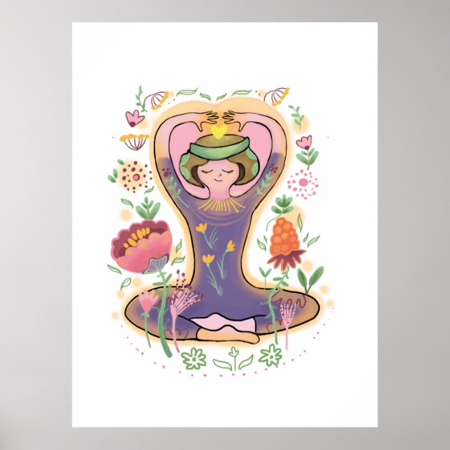 meditation mother Day Poster (Front)