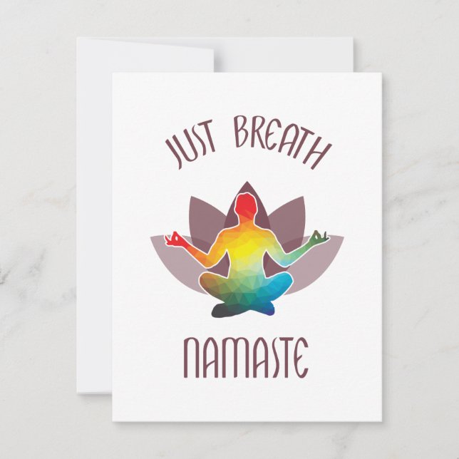 Meditation Namaste Lotus Flower Yoga Pose Spiritua (Front)
