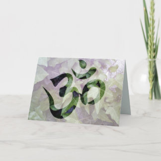 meditation om greeting card