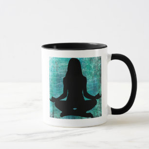 Méditation Om Yoga Femme Café Mug