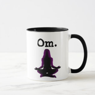 Méditation Om Yoga Femme Café Mug