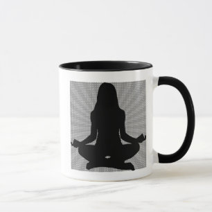 Méditation Om Yoga Femme Café Mug