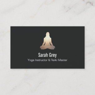 Meditation Pose Business Card
