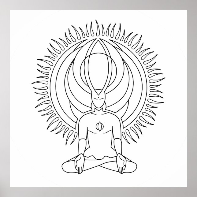 Meditation. Poster (Front)