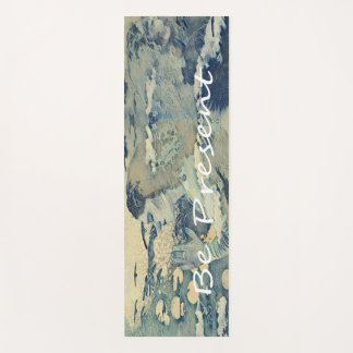 Meditation Spiritual Prayer Woman BlueYoga Mat