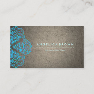 Meditation Teacher & Life Coach Business Card