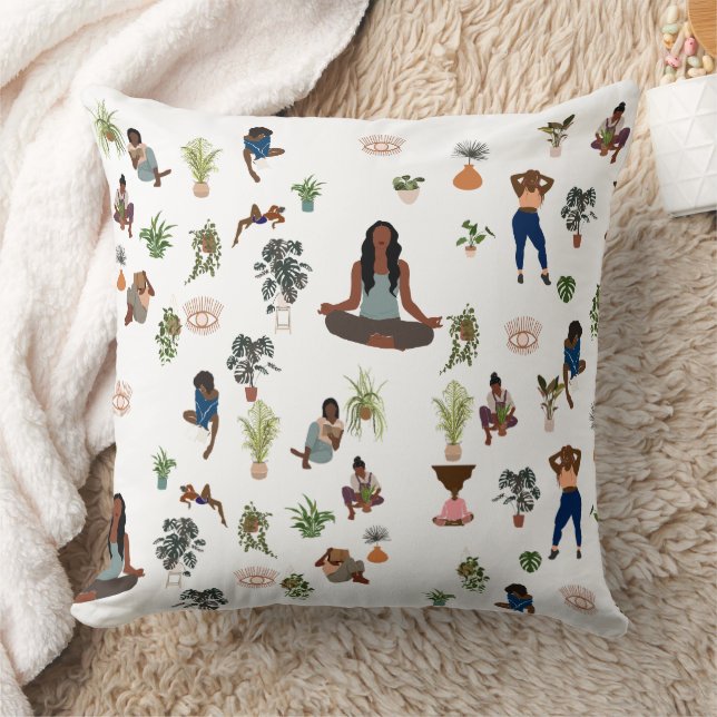 Meditation Throw Pillow (Blanket)
