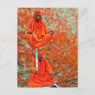 Meditation time postcard