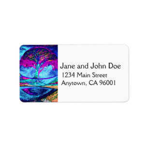 Meditation Tree of Life in Purple Label