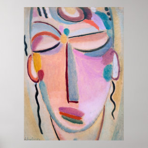 Meditation ,Vintage Illustration Poster