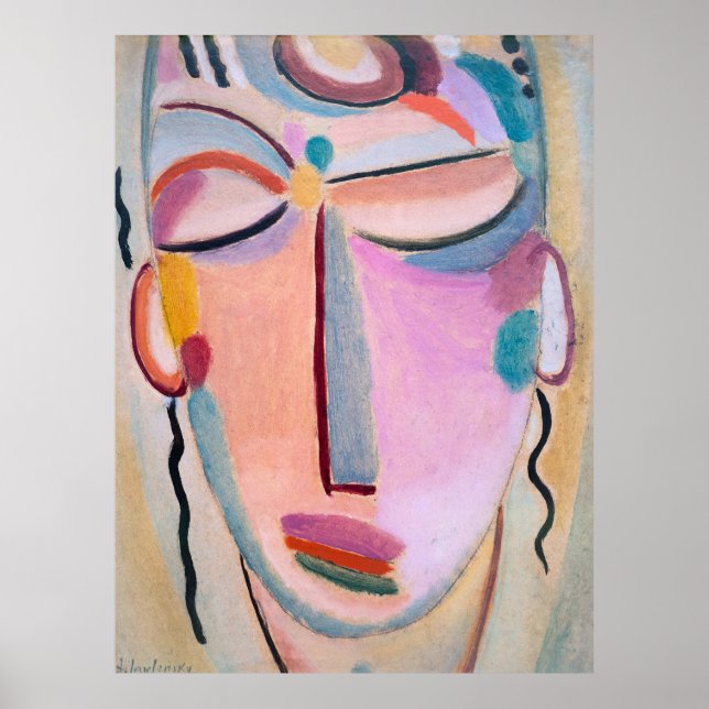 Meditation ,Vintage Illustration Poster (Front)