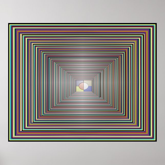 Meditation Visualization Concentration Poster (Front)