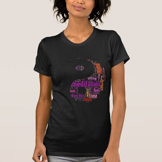 Meditation word art T-Shirt