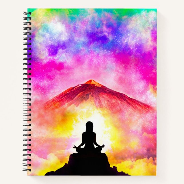 Méditation x Journal des ordinateurs portables zen (Devant)