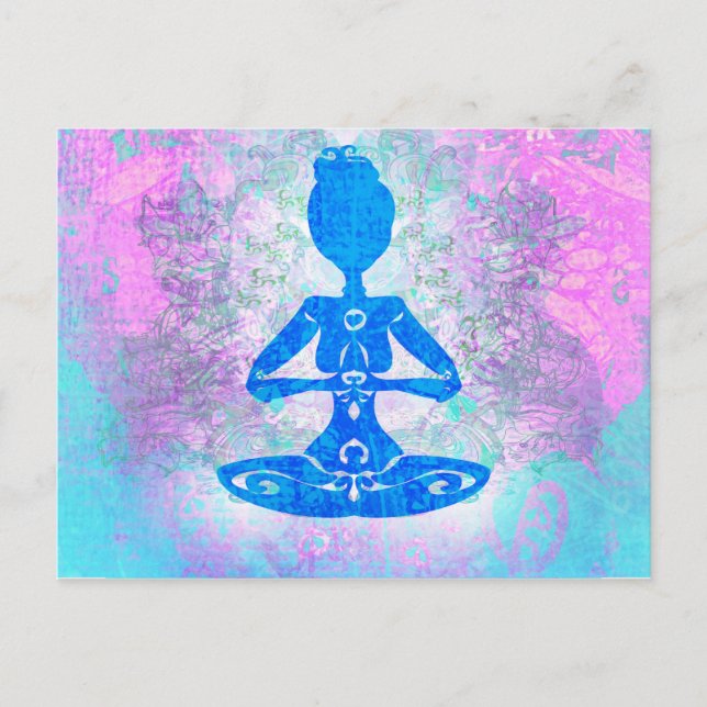 Meditation Yoga Postcard (Front)