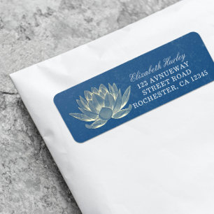 Méditation YOGA Reiki Instructeur Blue & Gold Lotu
