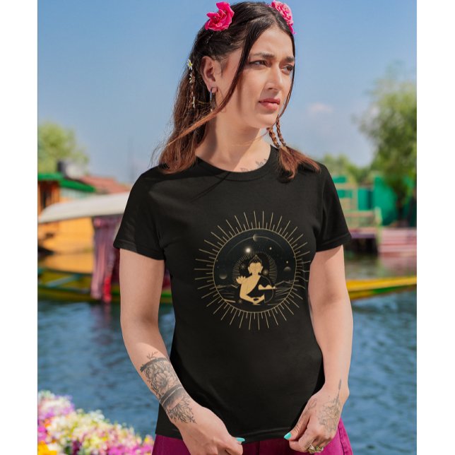 Meditation Yoga Retro T-Shirt (Creator Uploaded)