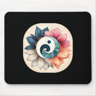 Meditation Yoga Tai Chi Qi Gong Za Zen Yin Yang Lo Mouse Pad