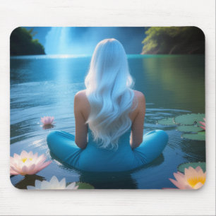 MEDITATION -YOGA - WELLNESS - CARPE DIEM MOUSE PAD