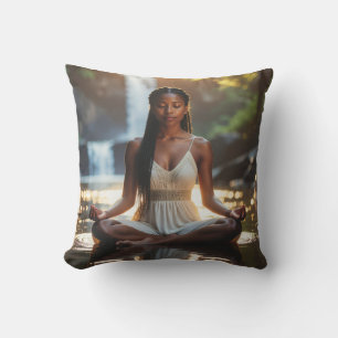 MEDITATION - YOGA - WELLNESS - CARPE DIEM THROW PILLOW