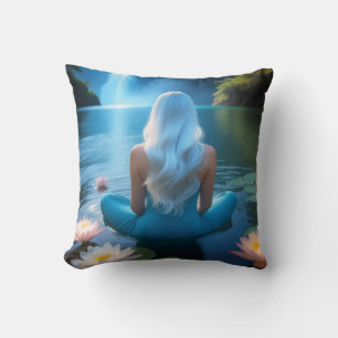 MEDITATION - YOGA - WELLNESS - CARPE DIEM THROW PILLOW