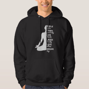 Meditation Yoga Zen Quote For Yoga Mindfulness Hoodie
