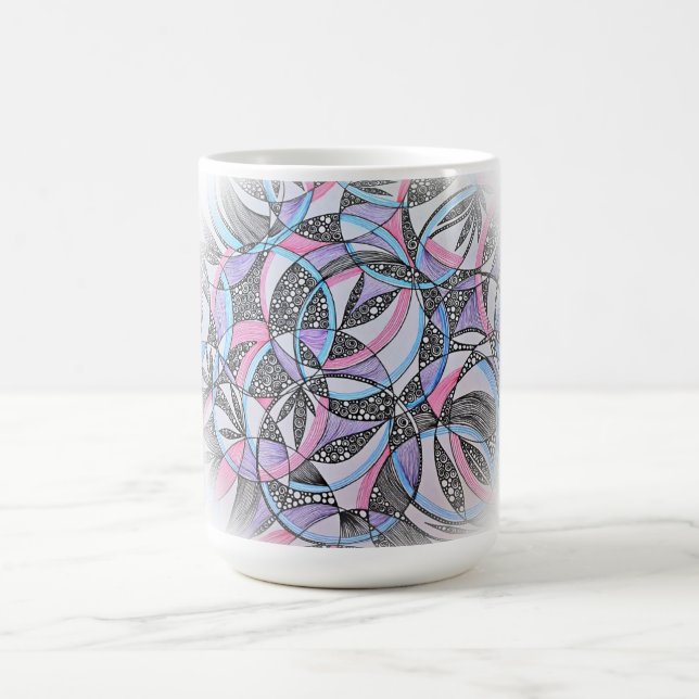 Meditative Circles Coffee Mug (Center)