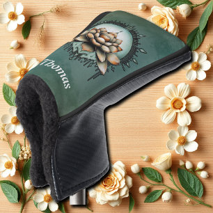 Meditative elegance. Exquisite lotus flower Golf Head Cover