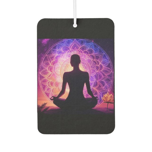 Meditative Mandala Air Freshener (Front)
