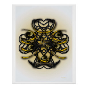 "Meditative Poetry", Glossy Poster