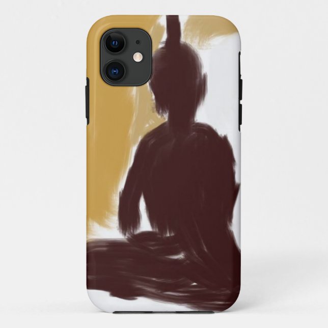 Méditent le coque iphone (Dos)