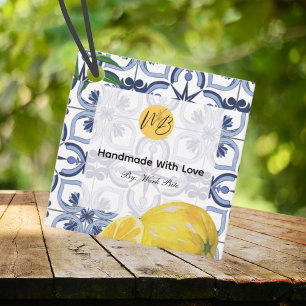 Mediterranean Bliss Business Packaging Qr Code Favour Tags