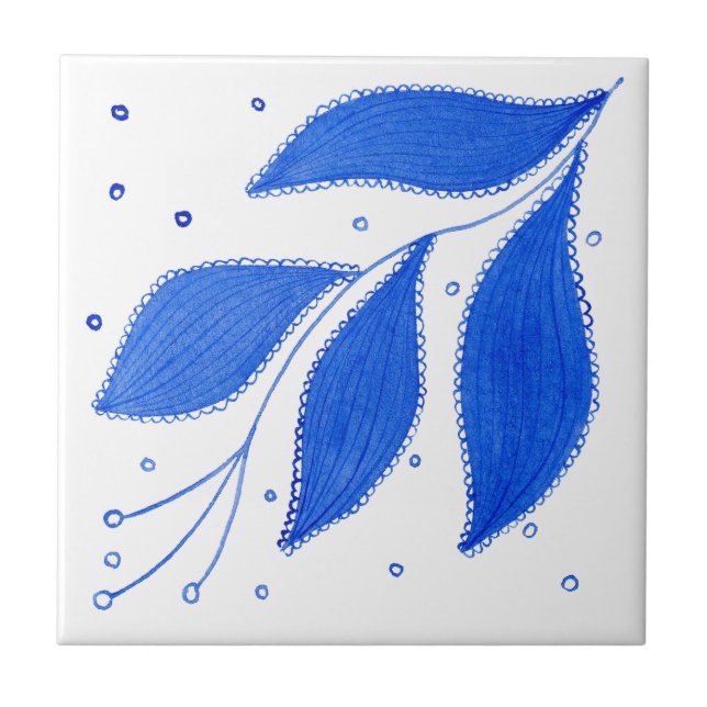 Mediterranean Blue Tile (Front)