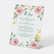 Mediterranean Blush Rose & Lemon Wedding