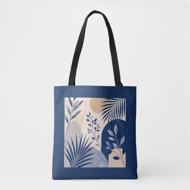 Mediterranean Botanical Tote Bag (Front)